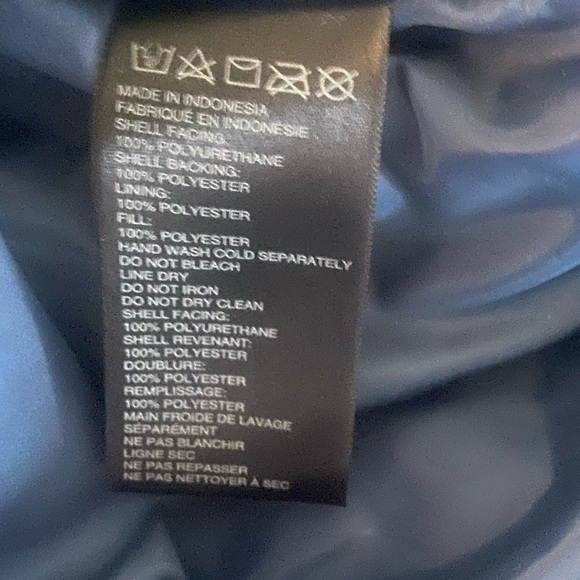 Urban Outfitters Retro Anorak Metallic Dark Blue Jacket - Picture 11 of 11